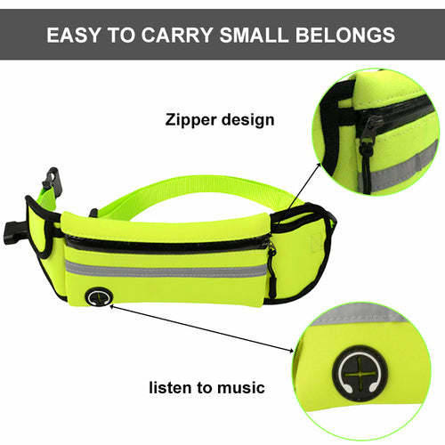 Sac Banane pour Chien Sport Imperméable Réfléchissant