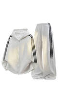Ensemble jogging Oversize à Capuche -Bandes Contrastées