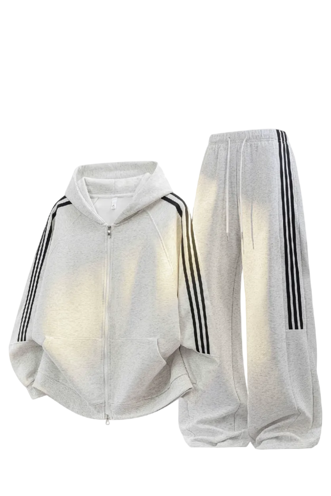 Ensemble jogging Oversize à Capuche -Bandes Contrastées