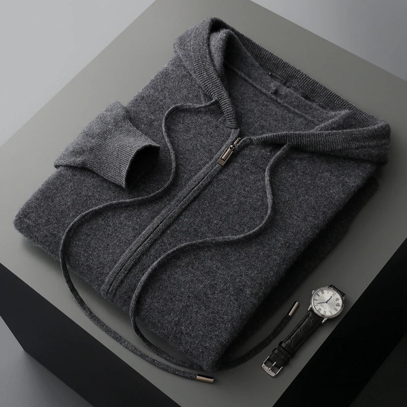 Ensembles deux pièces pour hommes
100% laine mérinos
Col roulé à capuche tricoté
Cardigan et jambe large
Pantalon automne hiver
Chaud épaissi Vêtements
