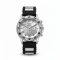 Montre Homme Fashion Quartz, Bracelet Silicone Large, Chronographe, Sport Outdoor, Style Décontracté Simple, Idée Cadeau