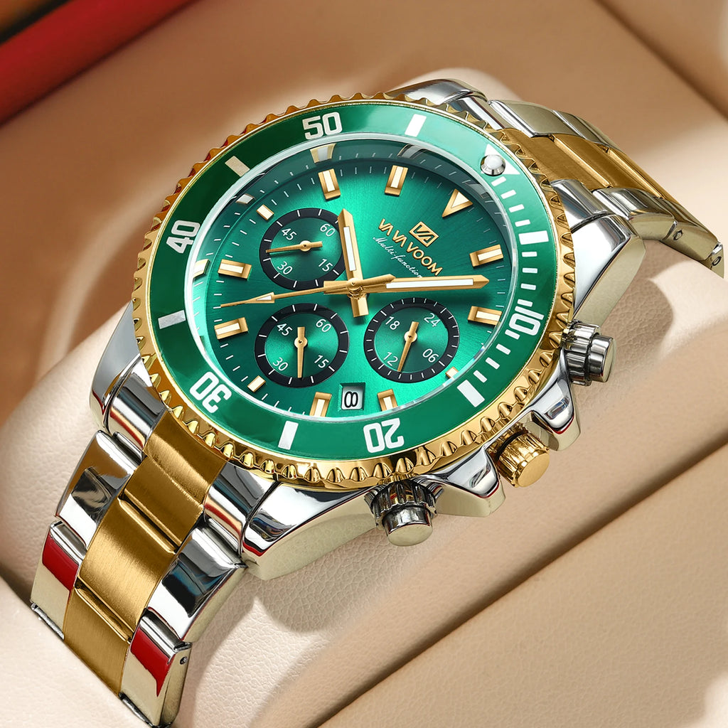 Hommes multifonctionnels
Montre de luxe en quartz
Lumière nocturne à l'eau
Diversificateur du style d'affaires
Série acier inoxydable
Mode de loisirs
montre-bracelet