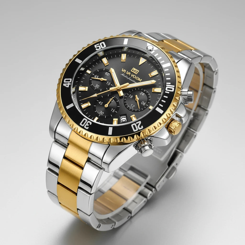 Hommes multifonctionnels
Montre de luxe en quartz
Lumière nocturne à l'eau
Diversificateur du style d'affaires
Série acier inoxydable
Mode de loisirs
montre-bracelet
